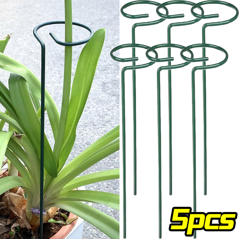 Florist Supply Bulk - 1/10pcs Tuin Ondersteuning Stake Ring Metalen