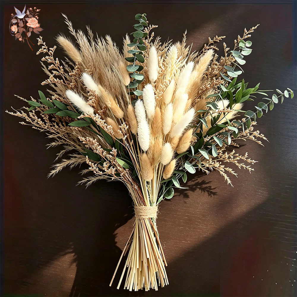 Eucalyptus Preserved - 80 stuks natuurlijke gedroogde bloemen, een