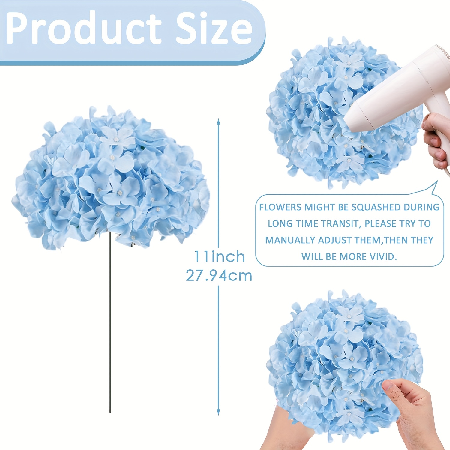 63 stuks kunstmatige hortensia - Florist Supply Bulk recensie en prijs