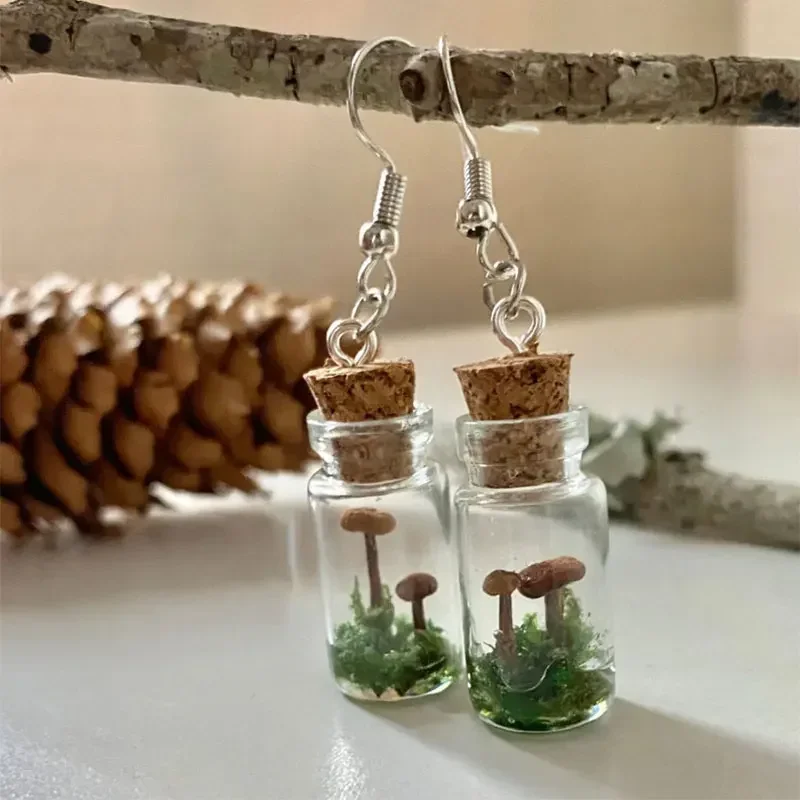 Echte Paddestoel Oorbellen Pot - Preserved Moss Sheet recensie en prijs